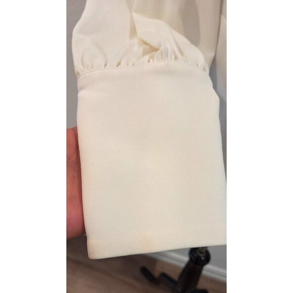 Lavish Alice Puff Sleeve Corset Top in White Size US 12 - Picture 11 of 16